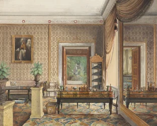 Das Arbeitszimmer von Prinz Karl von Preußen